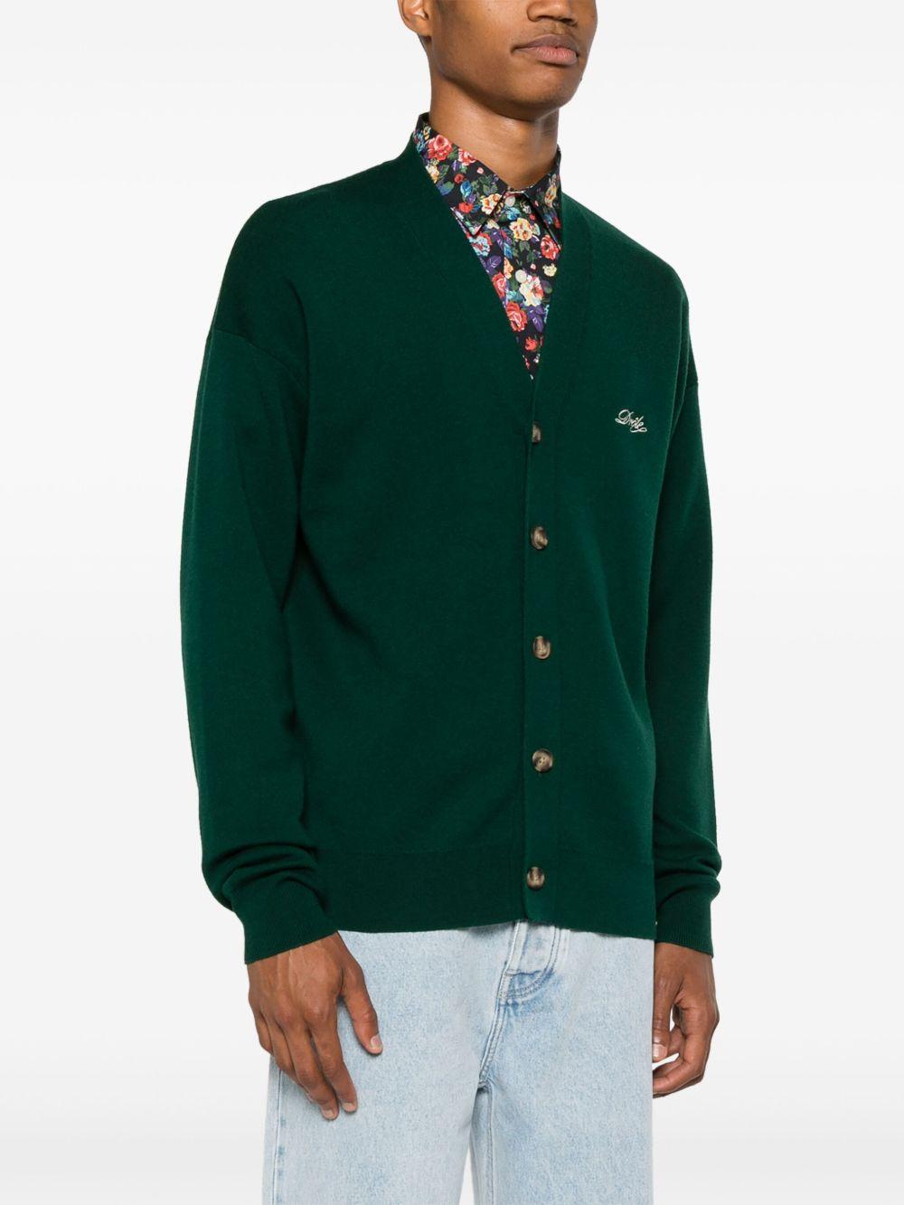 Le Cardigan Drôle PERMCA123WO007 DARK GREEN DROLE DE MONSIEUR 
