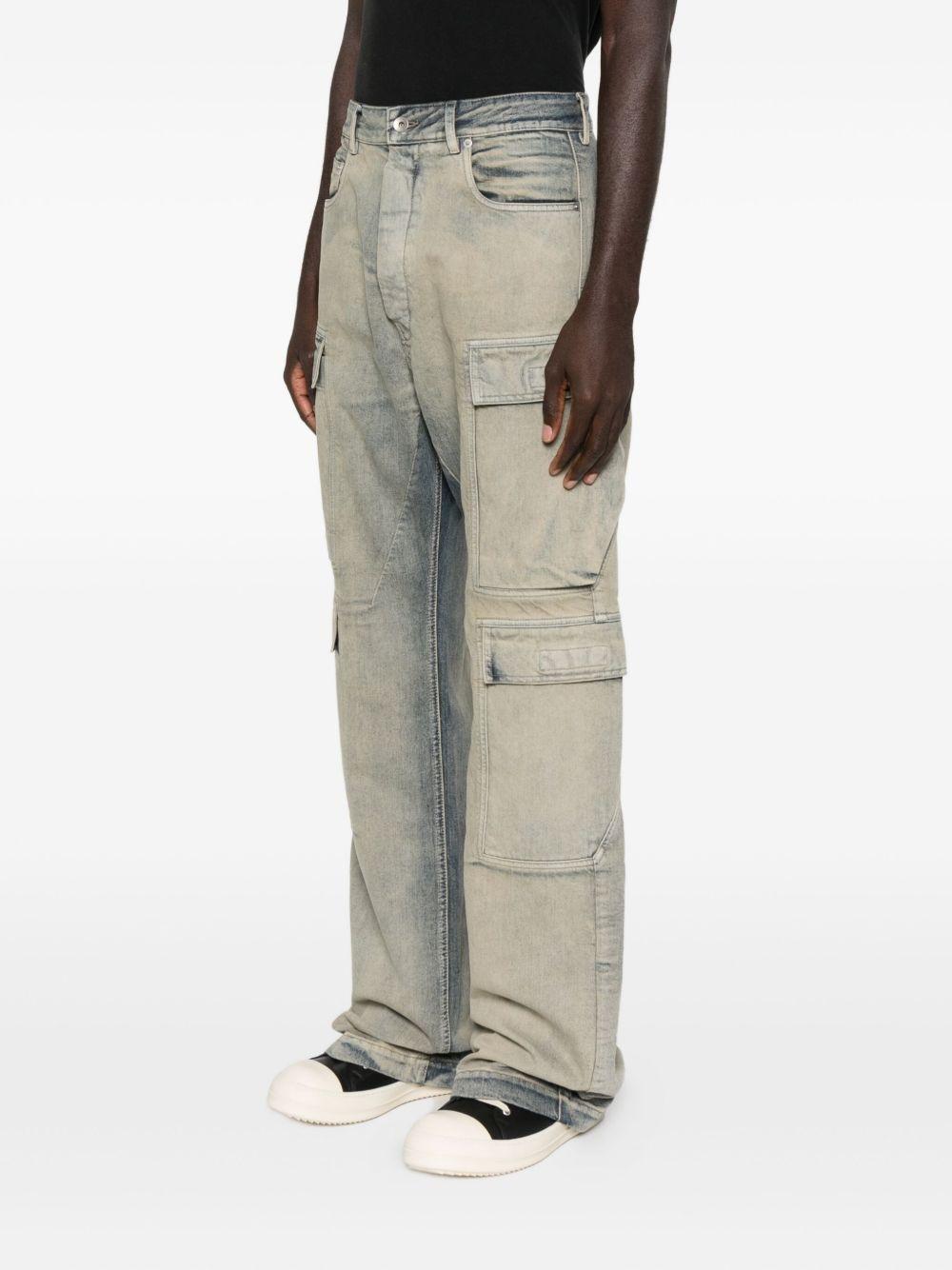 Concordians Double Cargo Jeans DU02E7361DMP 38 MINERAL RICK OWENS DRKSHDW 