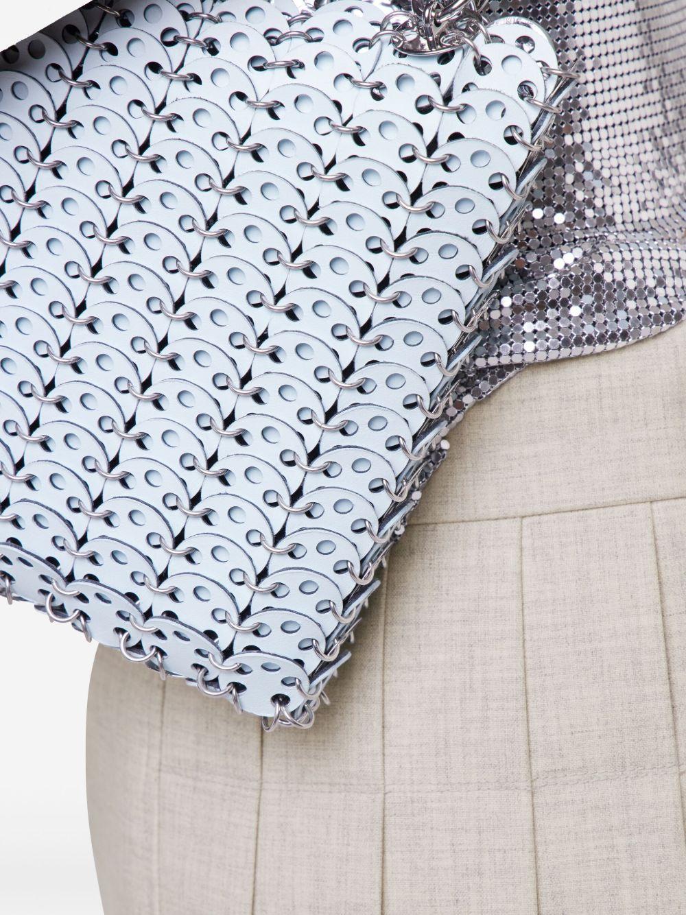 1969 Flip shoulder bag 25ESS0506CLF234 M486 BLUE SILVER RABANNE 