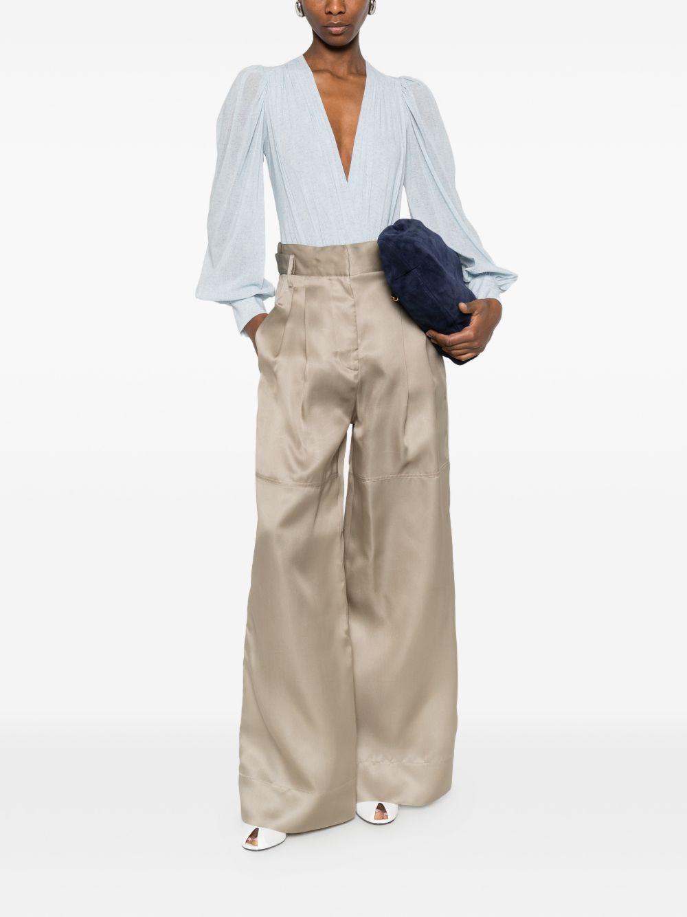 Pantaloni plissé A03111619 0475 ALBERTA FERRETTI 