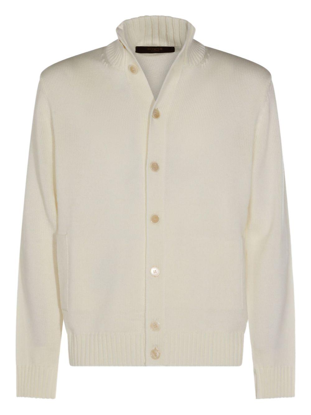 Cardigan A Collo Alto In Lana 810130ZR229 Z3623 ZANONE 