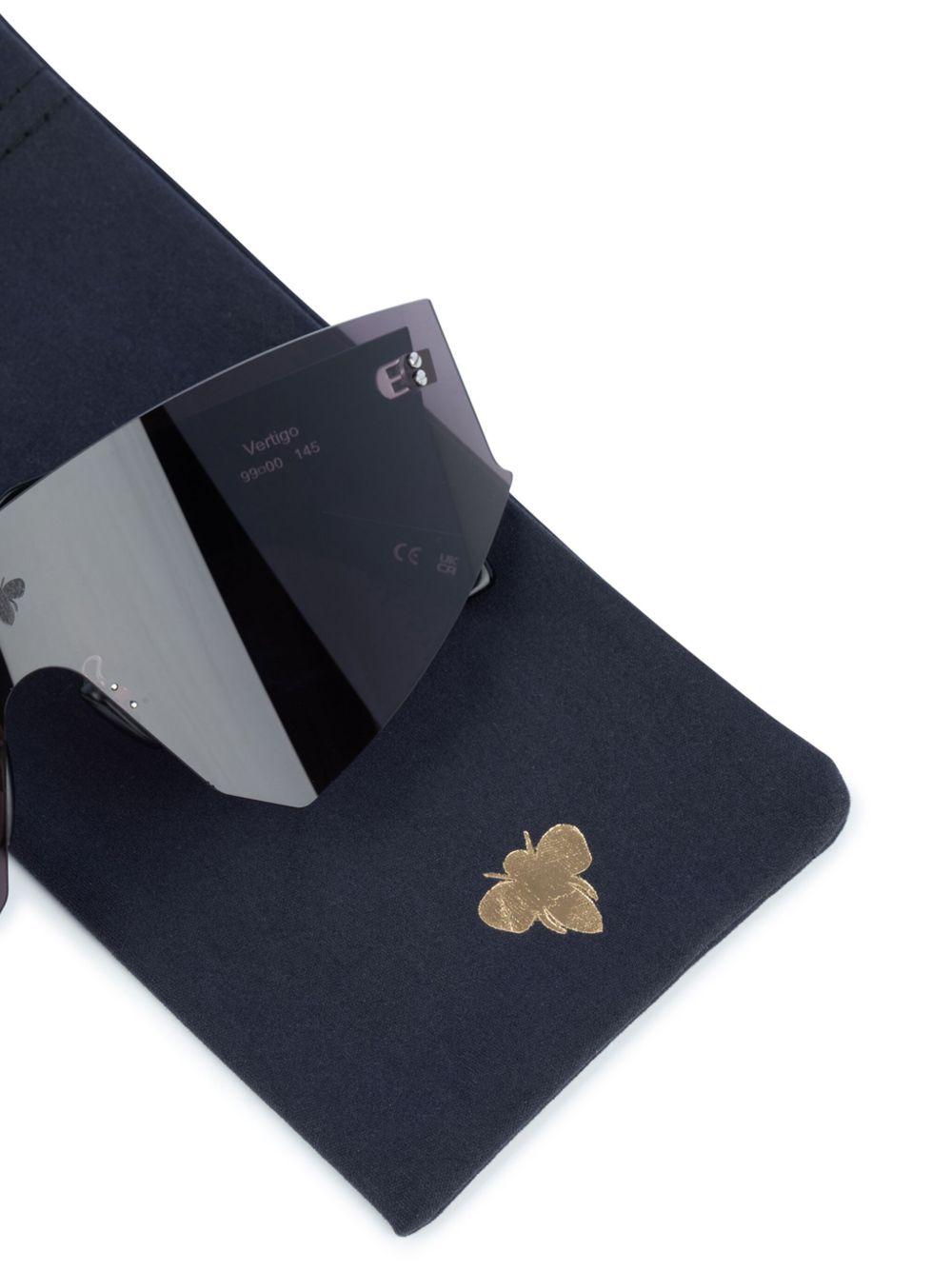 Occhiali da sole Vertigo Allblack VERTIGO BLACK FACE HIDE 