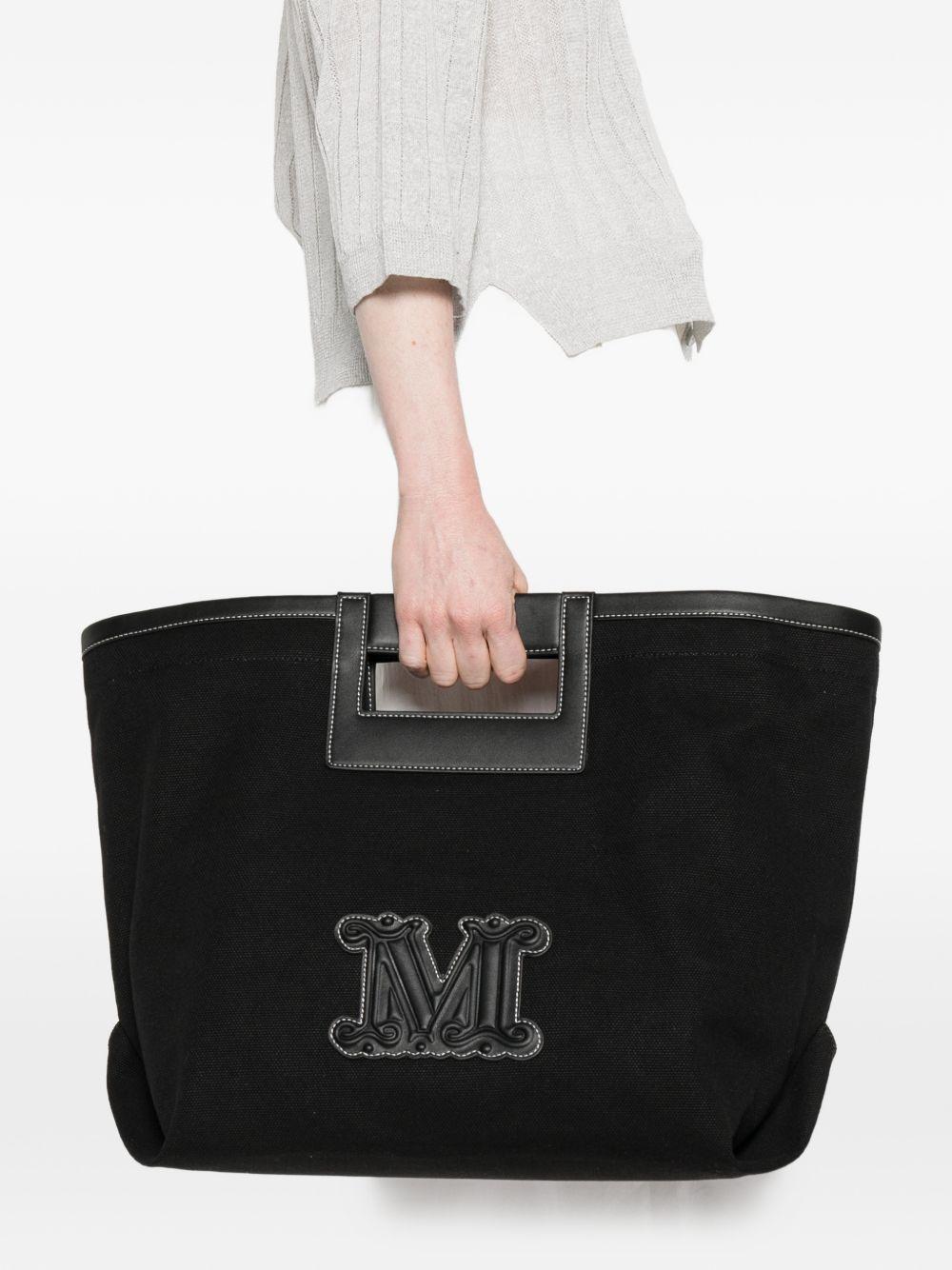 Borsa In Canvas BCHECRU 001 NERO MAX MARA 
