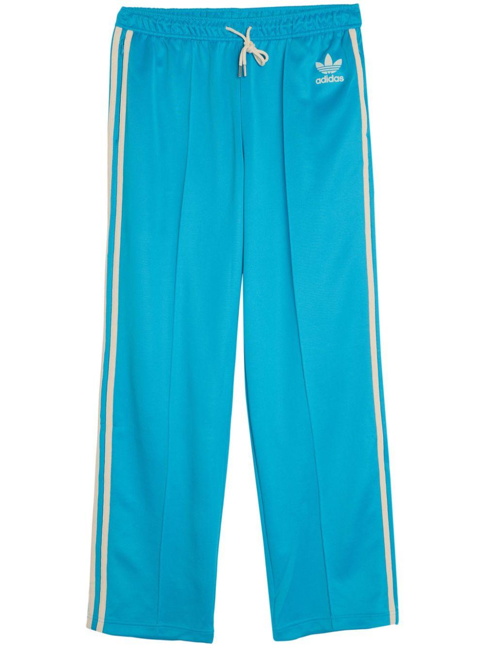 Wales Bonner Track Pants in Shock Cyan JJ2934 LIGHT BLUE ADIDAS X WALES BONNER 