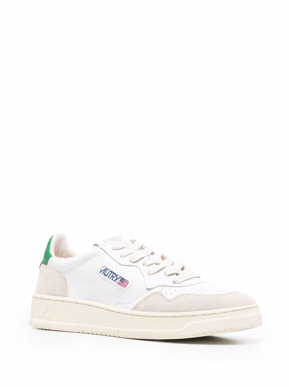 Sneaker Medalist Low in pelle AULMLS23 WHITE AMAZON AUTRY 