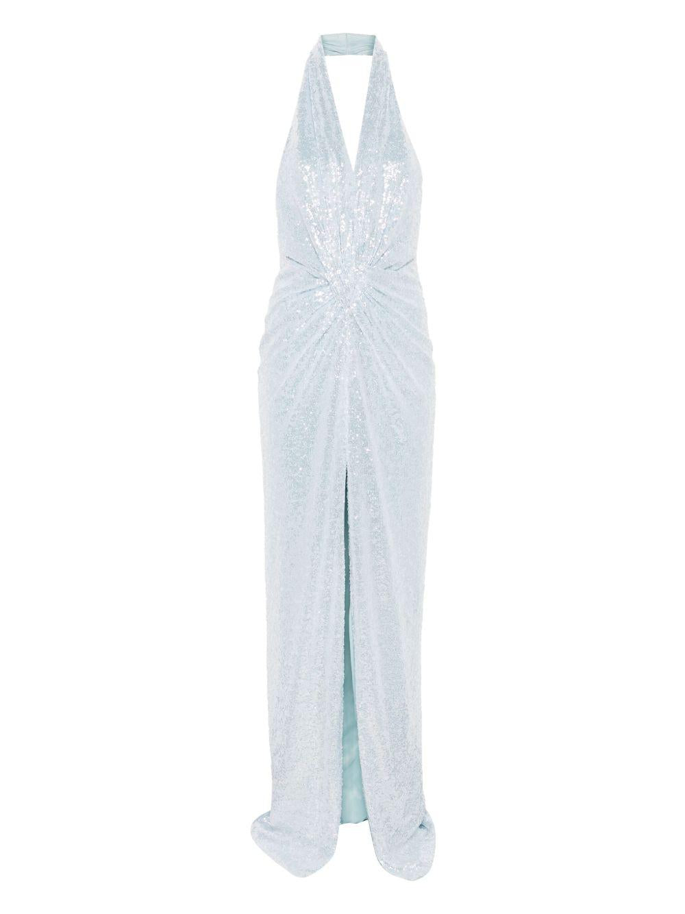 Colette Sequin Long Dress SS2275 POWDER BLUE COSTARELLOS 