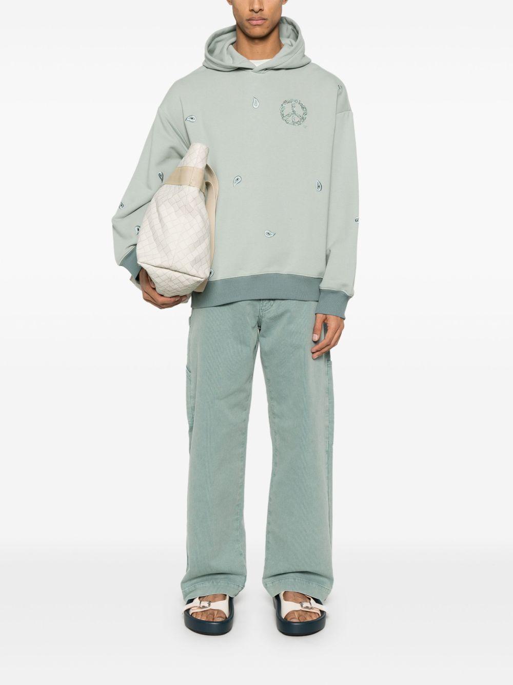 Felpa con cappuccio e dettaglio cut-out EM001338AF12897 U8039 EMPORIO ARMANI SUSTAINABLE 