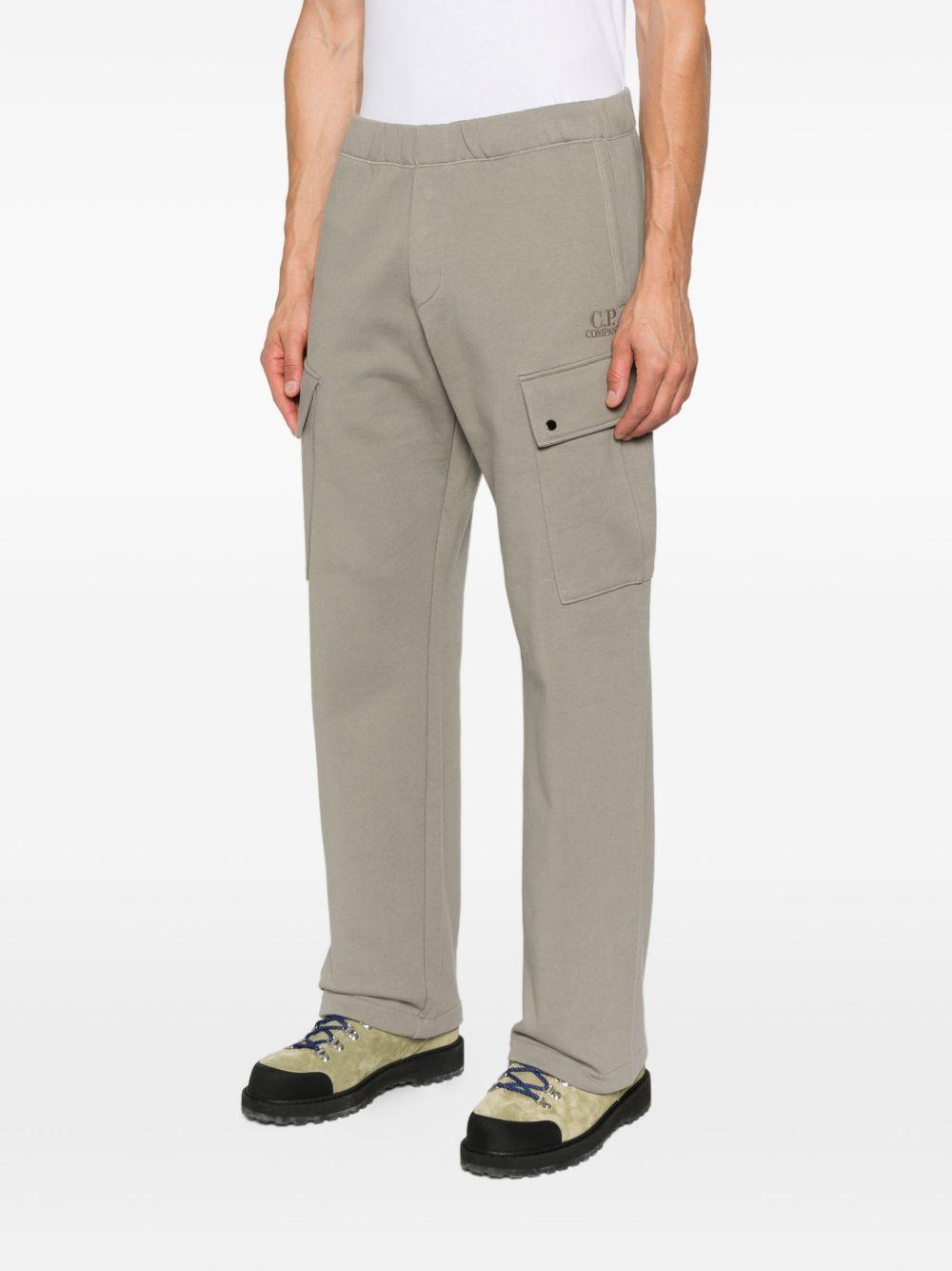 Diagonal Raised Fleece Cargo Sweatpants 19CMSP138A005086W 356 FALLEN ROCK CP COMPANY 