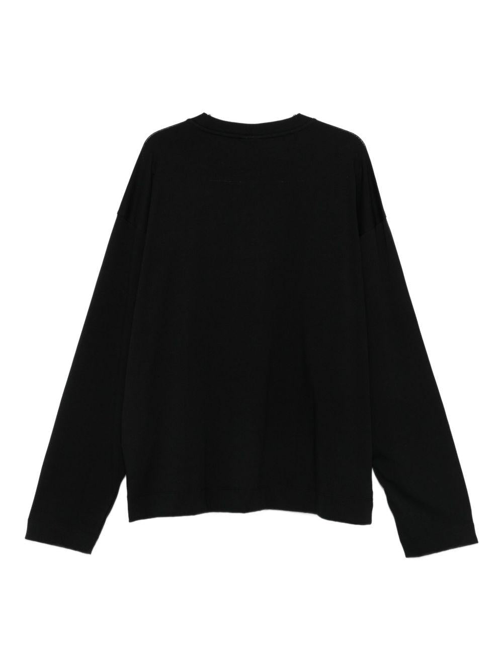 Printed cotton-jersey T-shirt HEGLANDPR2603 900 BLACK DRIES VAN NOTEN 