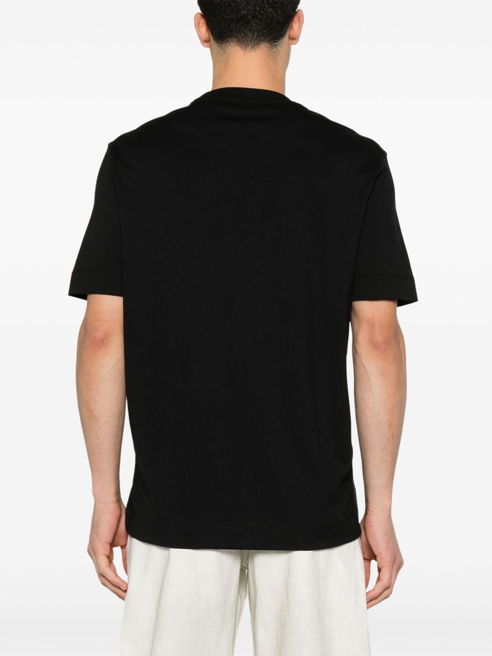 T-shirt con logo ricamato<BR/><BR/> EM000827AF12926 UC001 EMPORIO ARMANI 