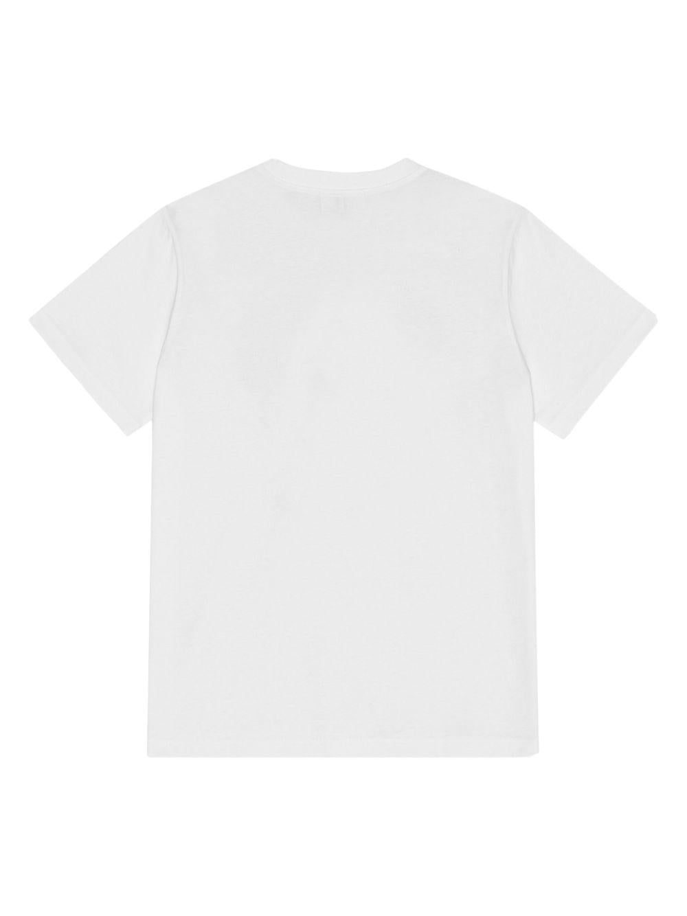 White Basic Cotton Jersey Teddy Relaxed T-shirt T4289 151 BRIGHT WHITE GANNI 