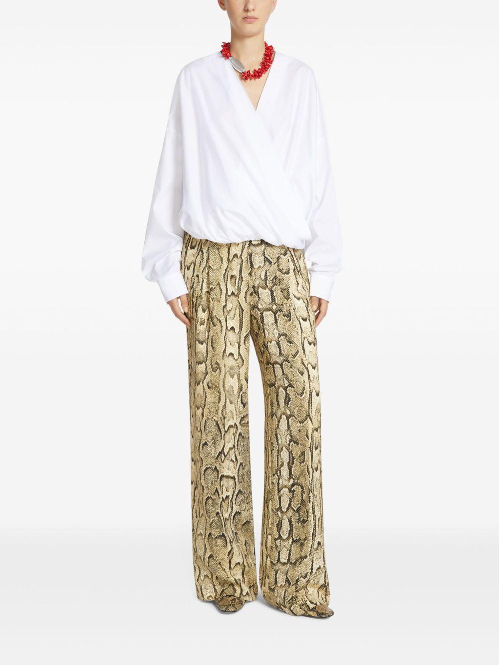 Top drappegiato 2510107151466 1 WHITE DRIES VAN NOTEN 