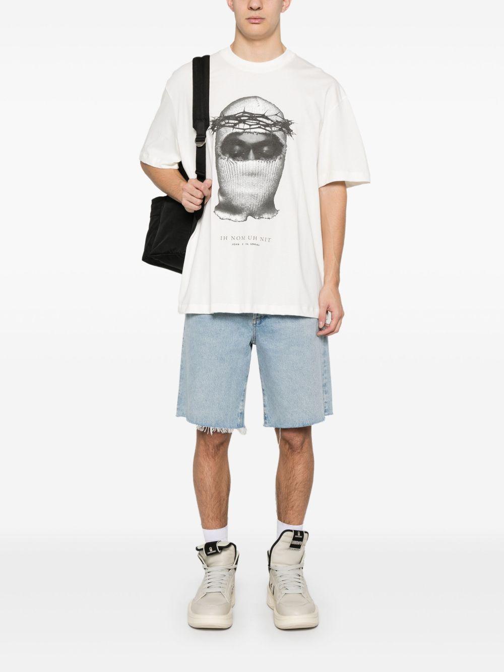 Crowned Mask T-shirt NUS25287 081 OFF WHITE IH NOM UH NIT 