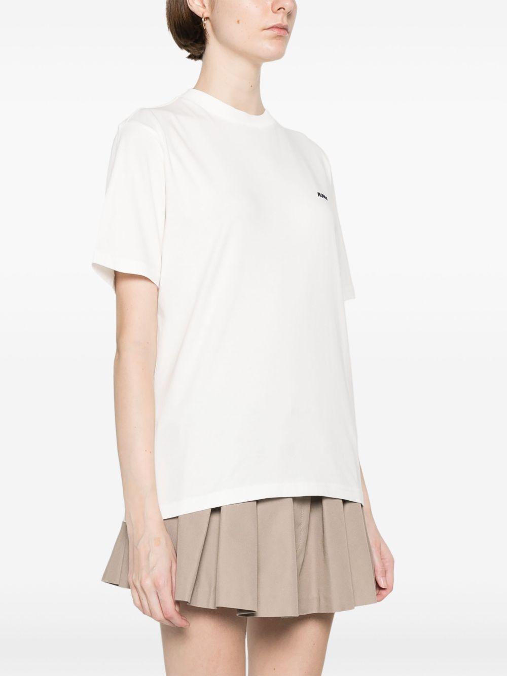 Logo T-shirt con ricamo TSPWA7CW WHITE AUTRY 