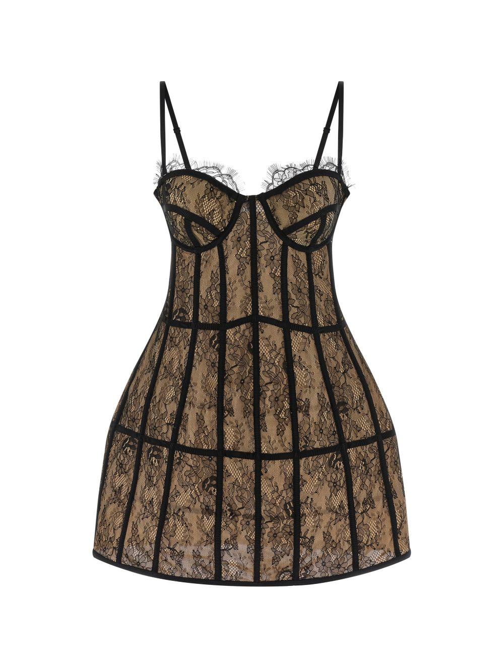 Lace Mini Dress 06PSDR71316304 99 BLACK GIUSEPPE DI MORABITO 
