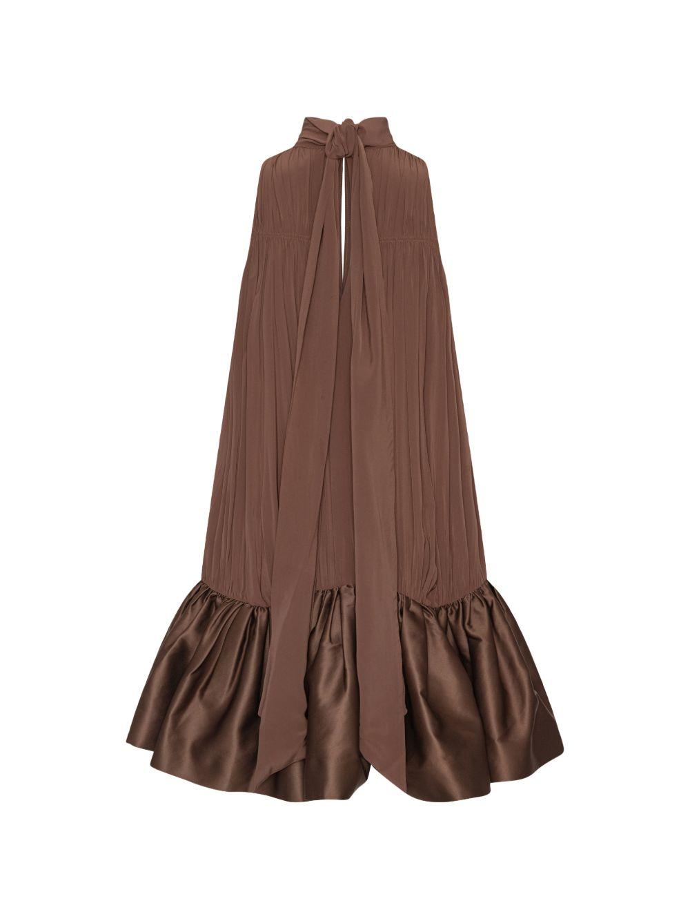 Gathered Mini Dress 1156092037 2037 POTTING SOIL ROTATE 