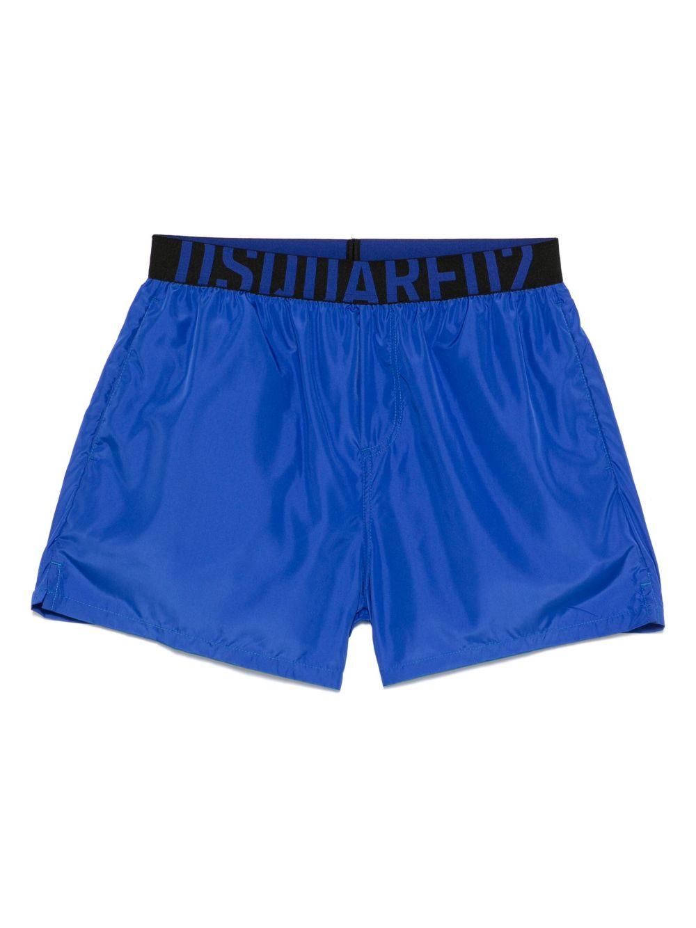 Swim boxer midi D7B646040 432 ELECTRIC BLUE DSQUARED2 