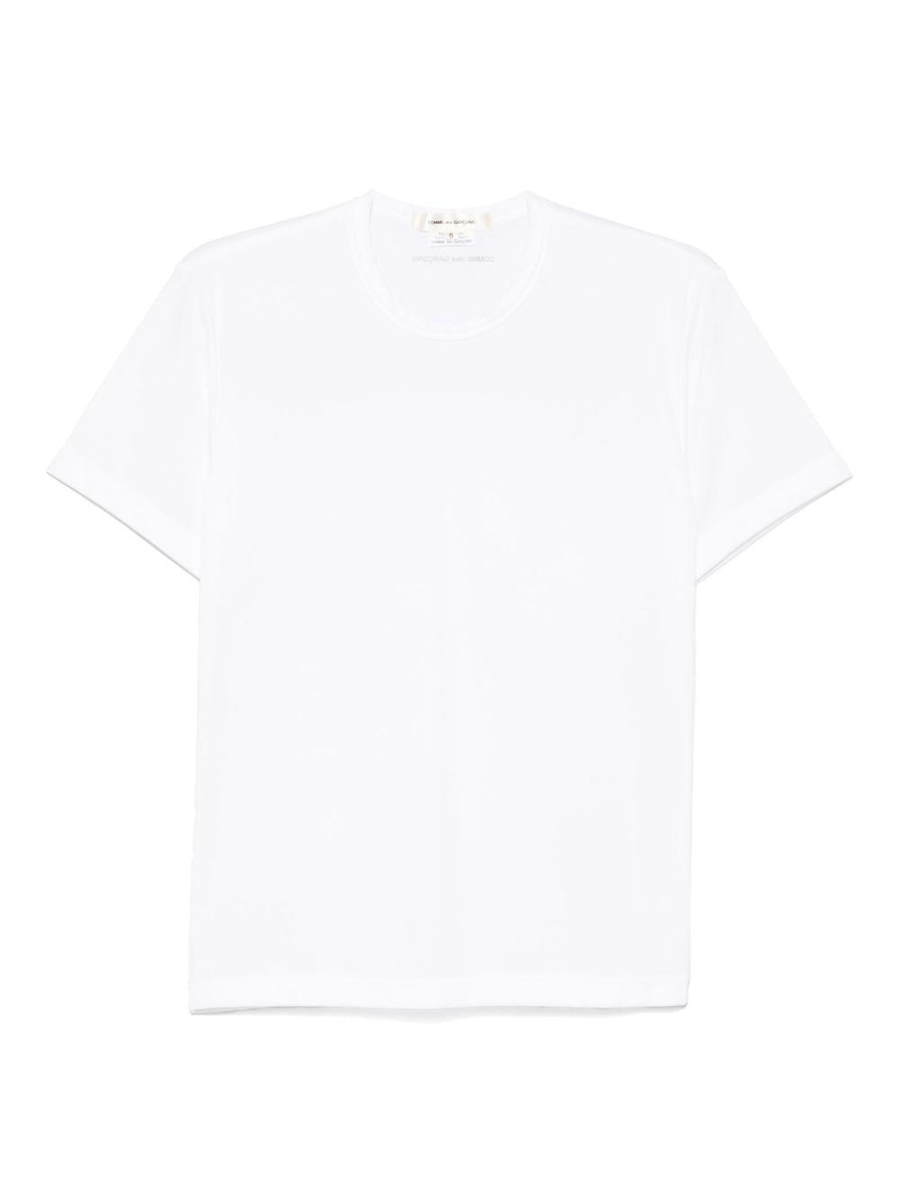 Logo T-shirt GOT002S25 2 WHITE BLACK COMME DES GARCONS 