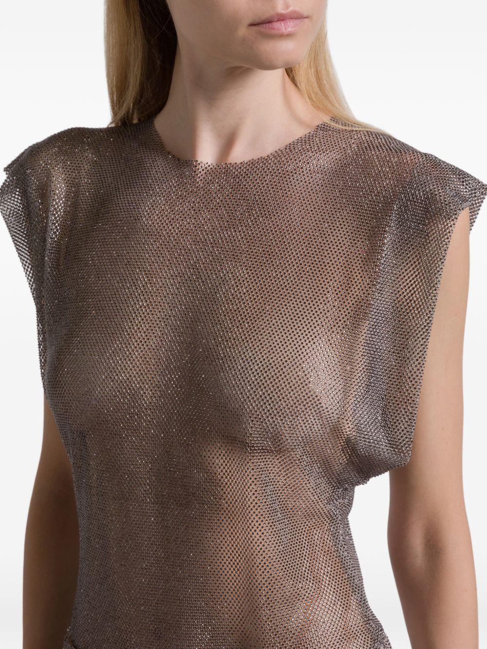 Top in micro strass V12011647 1495 ALBERTA FERRETTI 