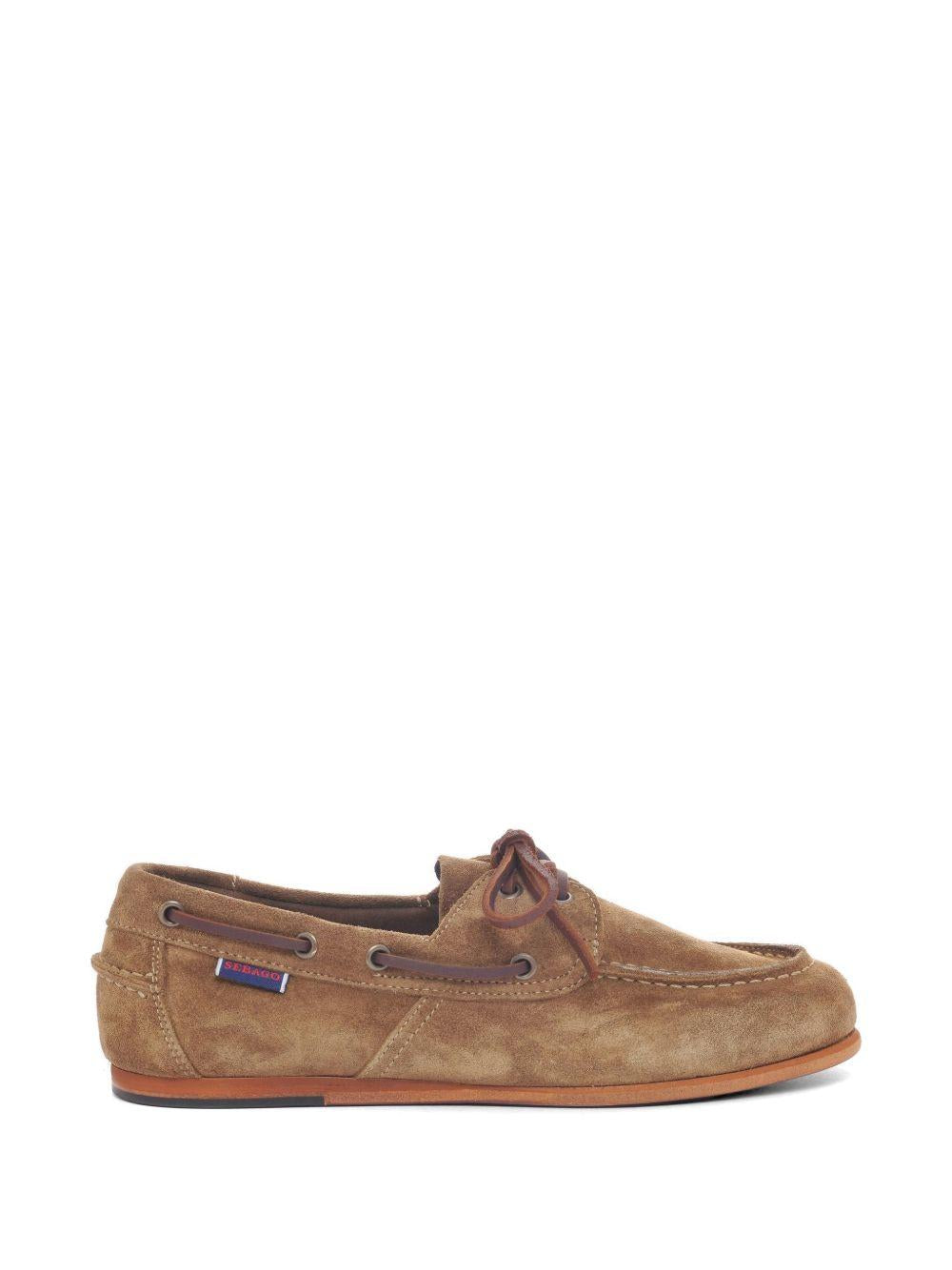 Owen Tumbled Boat Shoes 77124HW 910 BROWN TAUPE SEBAGO 