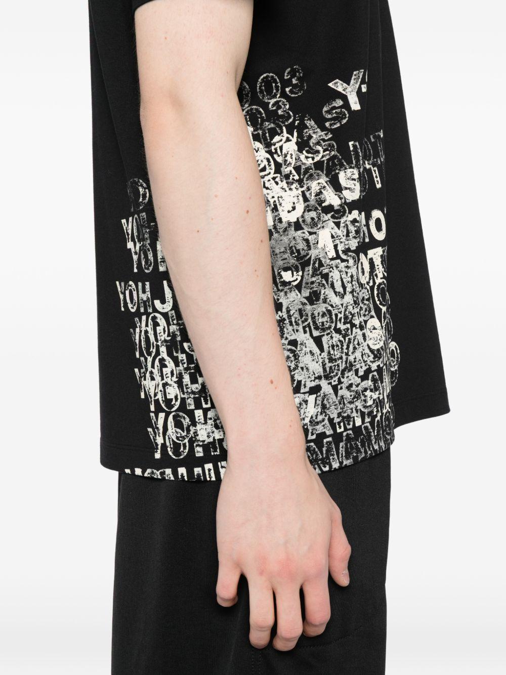 GFX Short Sleeve Tee KR2223 BLACK Y-3 