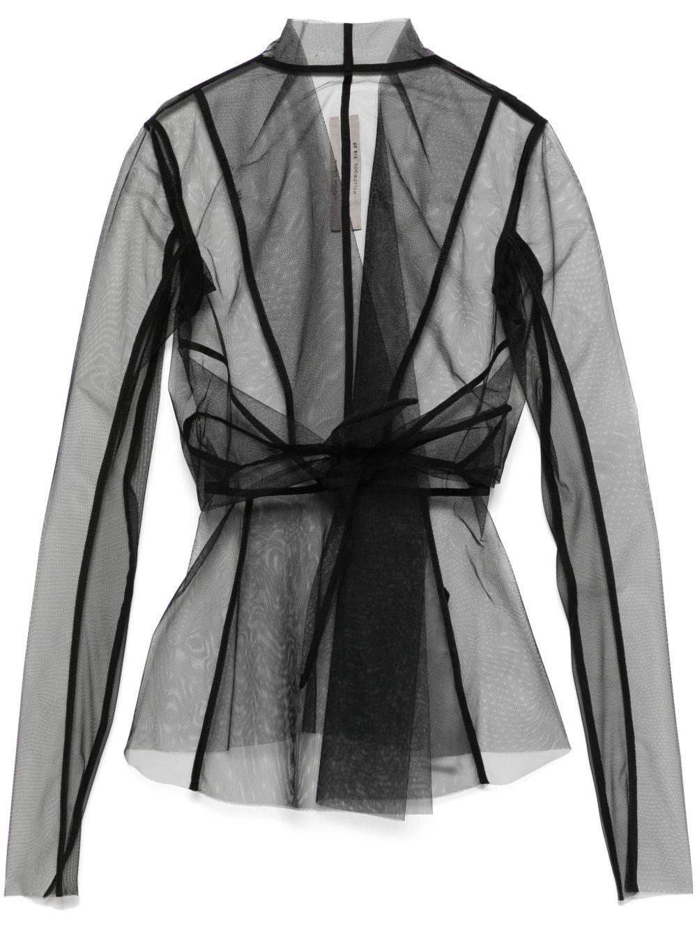 LS Strutter jacket RP01E7700TU 09 BLACK RICK OWENS 