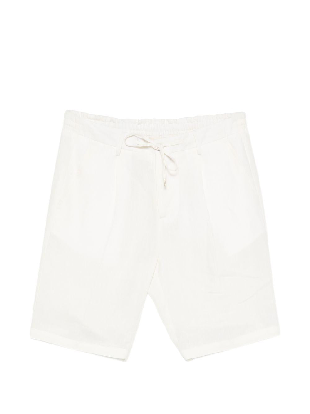 Chino corti con pieghe OLBIAS300117 00150 BIANCO BRIGLIA 1949 
