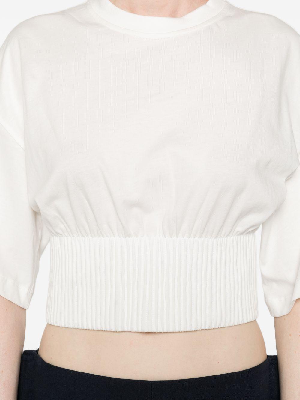 T-Shirt In Cotone SPXFOSCO 001 LATTE SPORTMAX 