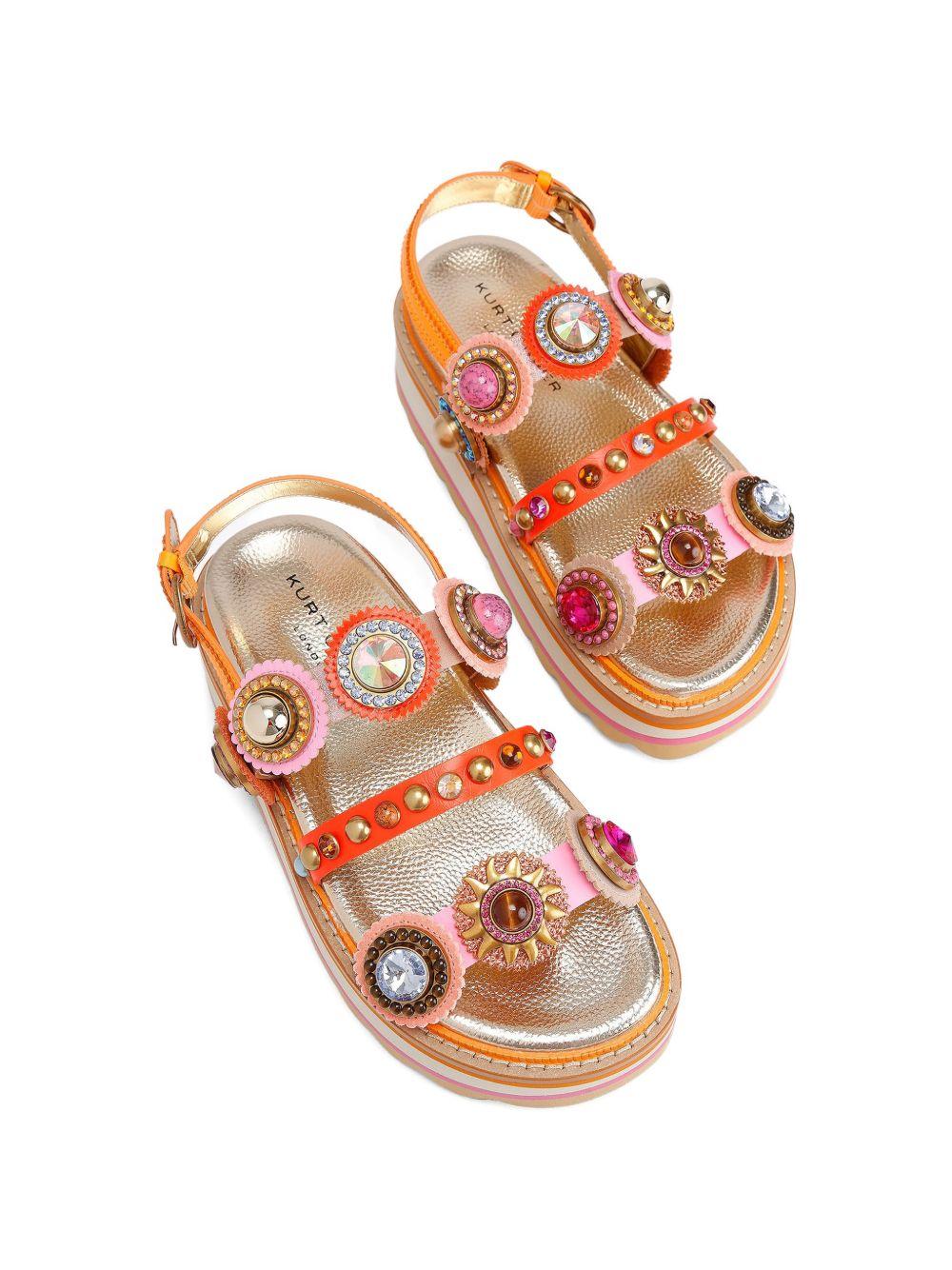 KURT GEIGER - Octavia Sling Platform Sandal 5612499109 MULTICOLOUR KURT GEIGER LONDON 