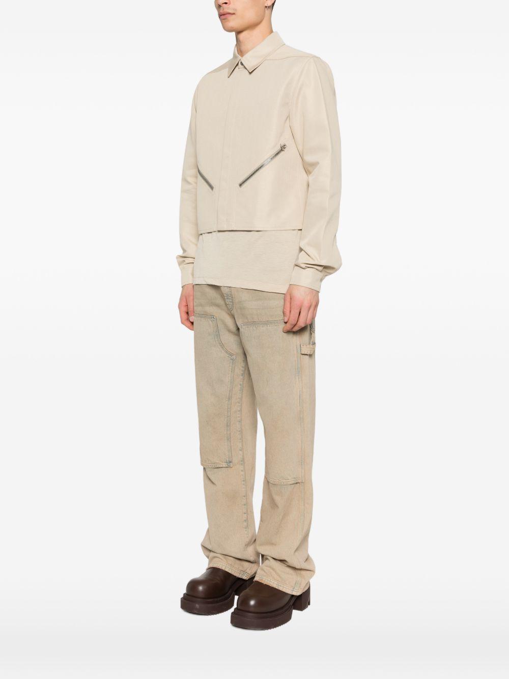 Tour Alice Shirt RU01F2742CDU 138 SAND RICK OWENS 