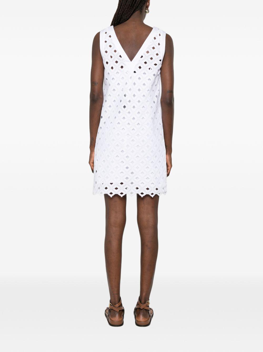 Abito In Macrame' BCHPESI 001 BIANCO OTTICO MAX MARA 