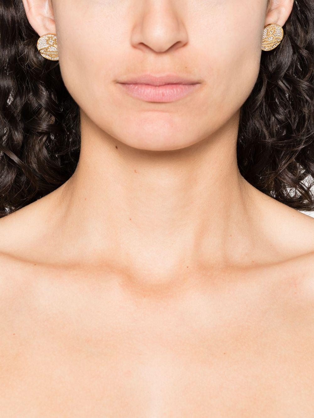 Orecchini Aminata 6201036002R102 R102 GOLD WHITE VIVIENNE WESTWOOD 