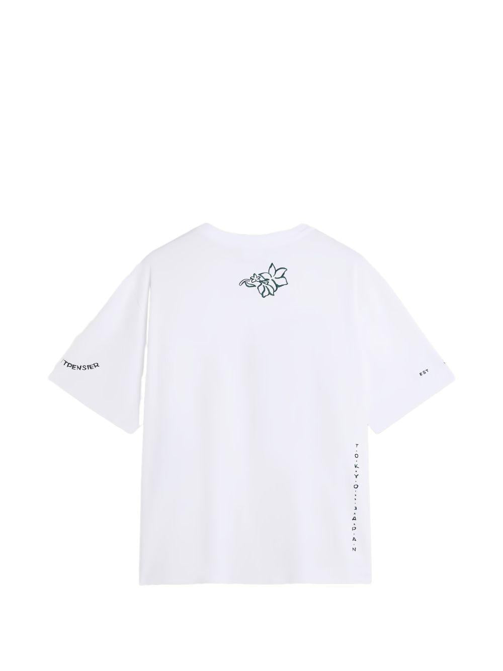 ART NOUVEAU STAMPS OVERSIZE QM00107KJ0119 P100 WHITW MAISON KITSUNE 