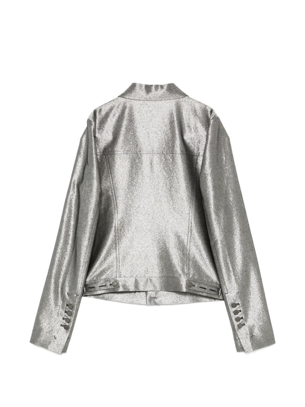 Giacca N°37J in Denim Argento SS26N37J DENIM ARGENTO SAPIO 