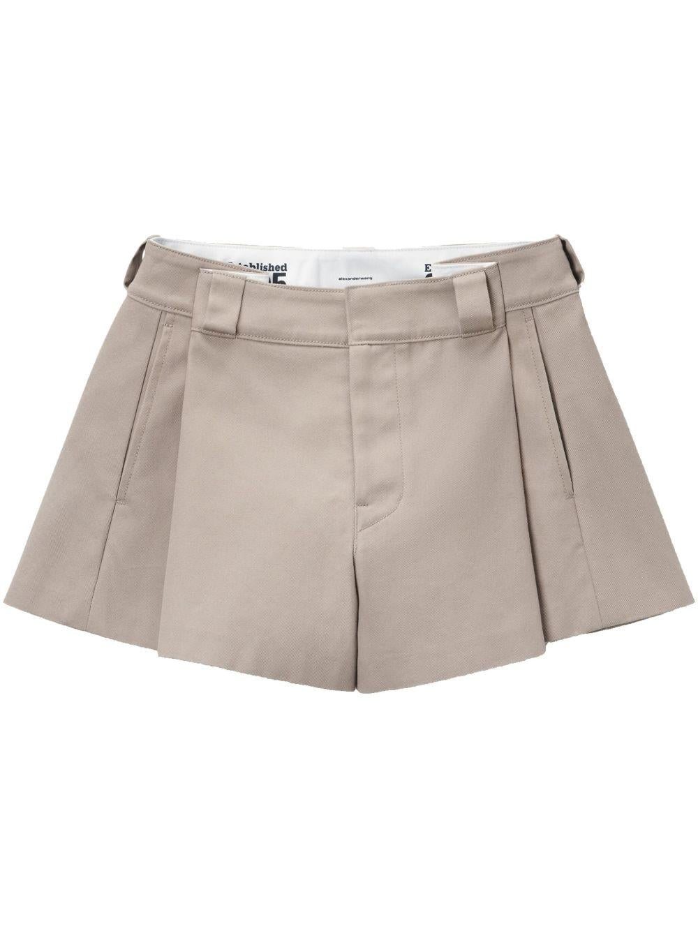 Workwear shorts 1WC2254820 250 KHAKI ALEXANDER WANG 