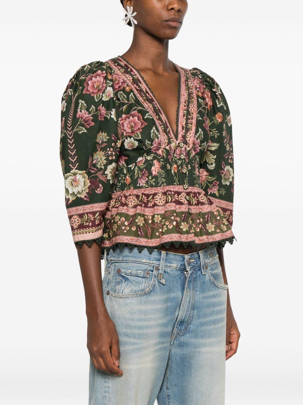 Blusa Green Flowering Garden Tree 339742 25042 FLOWERING GARDEN THREE FARM RIO 