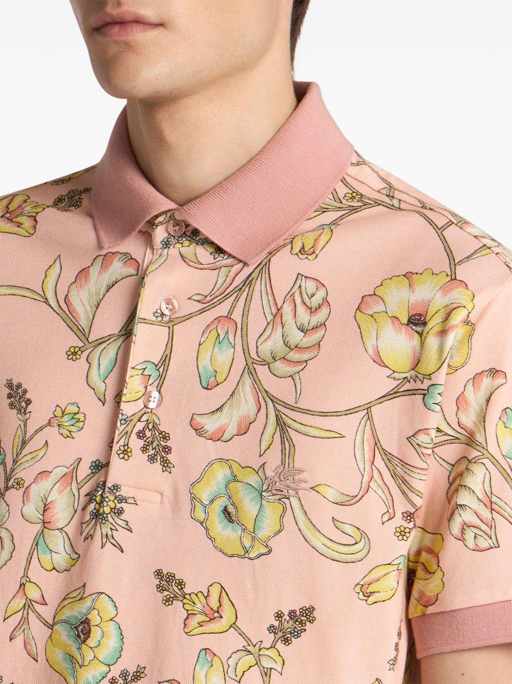 Polo con stampa floreale MRMD0004AK571 X0870 ETRO 