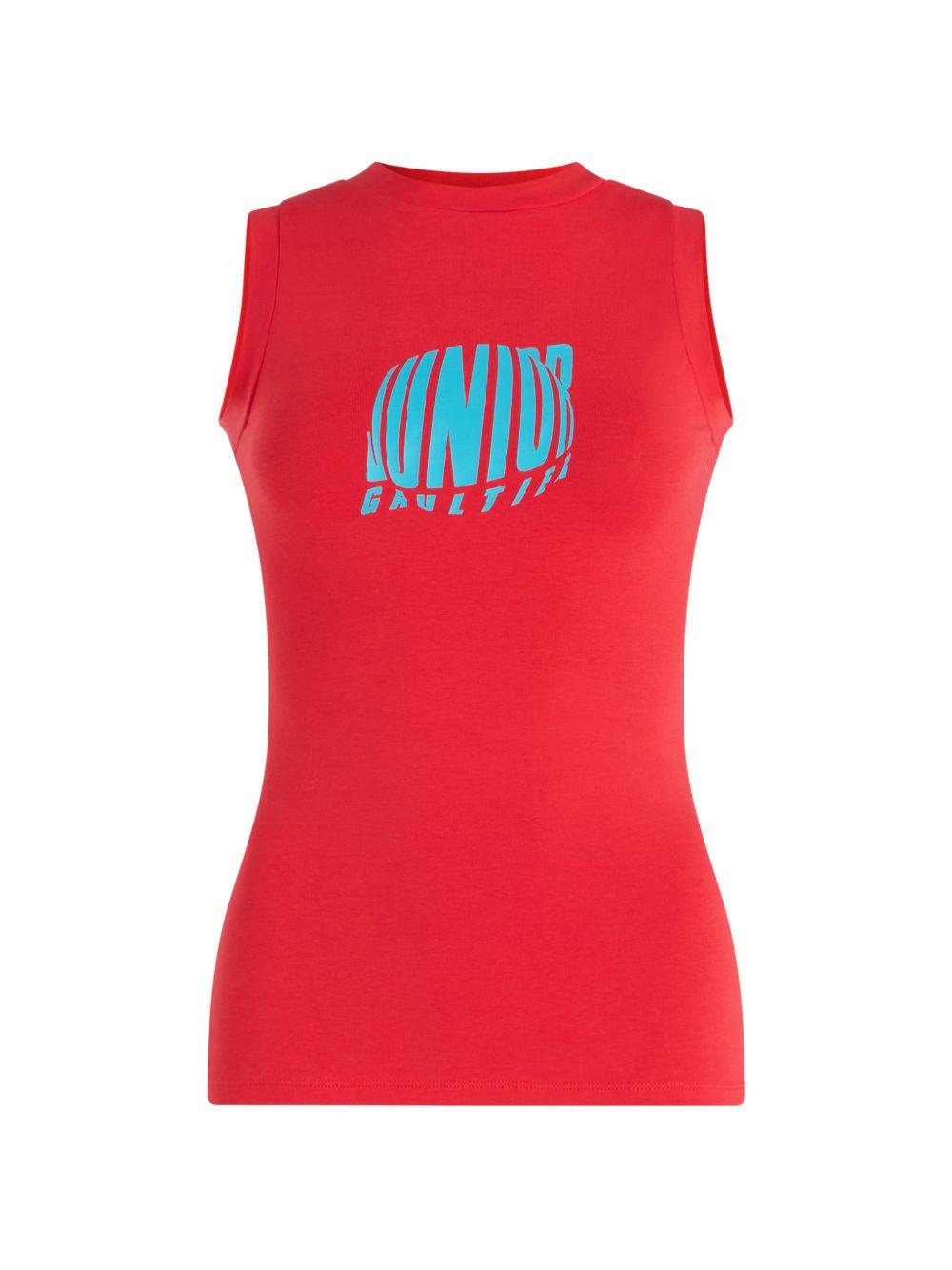 Junior Gaultier Tank Top 2602WTO495J053 30 RED JEAN PAUL GAULTIER 