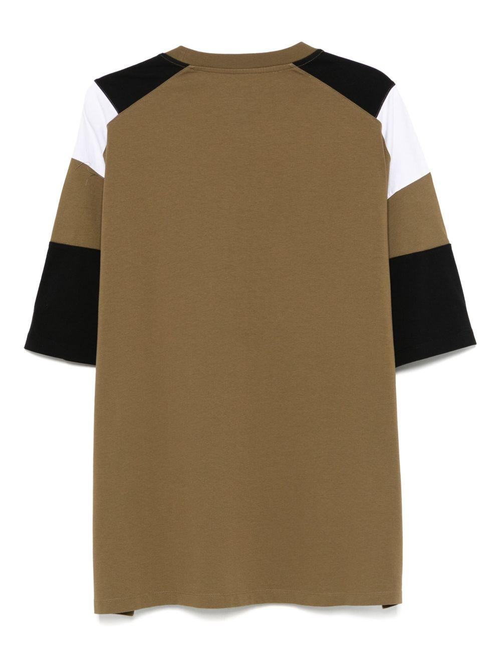 Panelled T-shirt 630JE01411D GREEN KHAKI ROSE MARTINE ROSE 