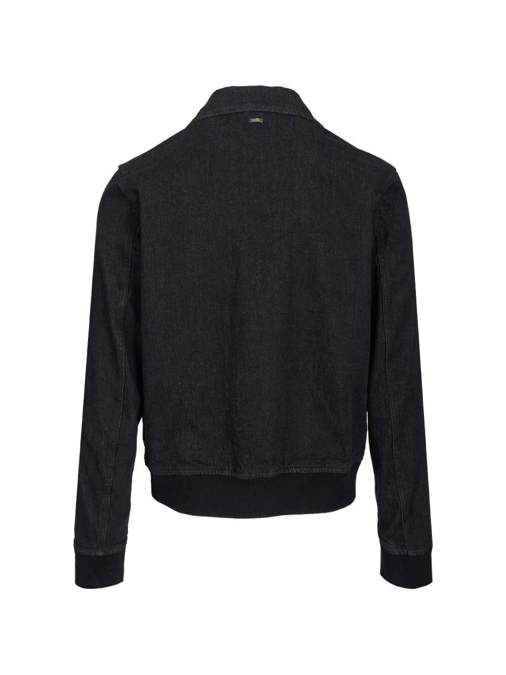 BOMBER A COLLO ALTO IN ECOAGE GI000659U13315 9200 BLUE NAVY HERNO 