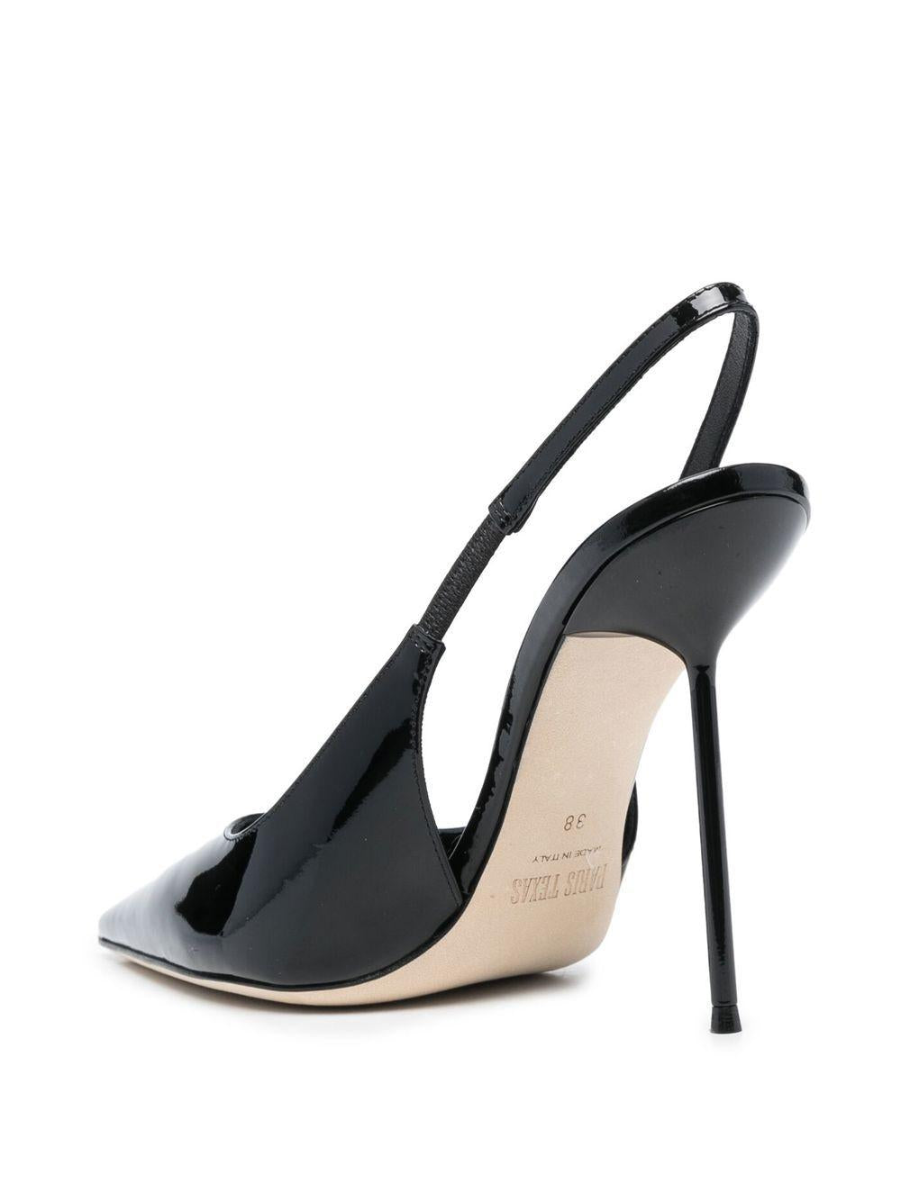 Lidia 110mm pumps in vernice PX913XVN01 BLACK PARIS TEXAS 