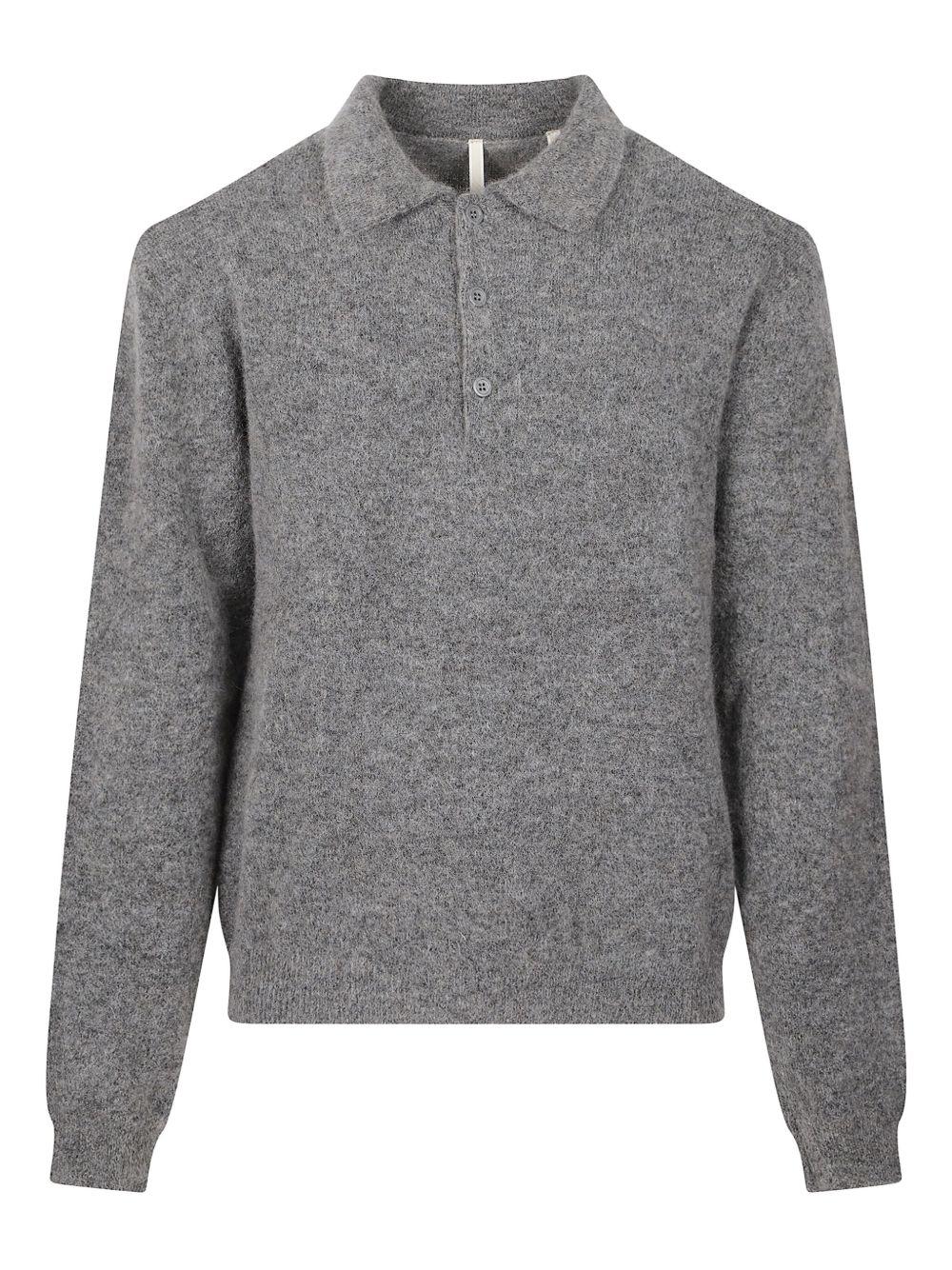 Mohair Polo - Grey 3074 950 GREY MELANGE SUNFLOWER 