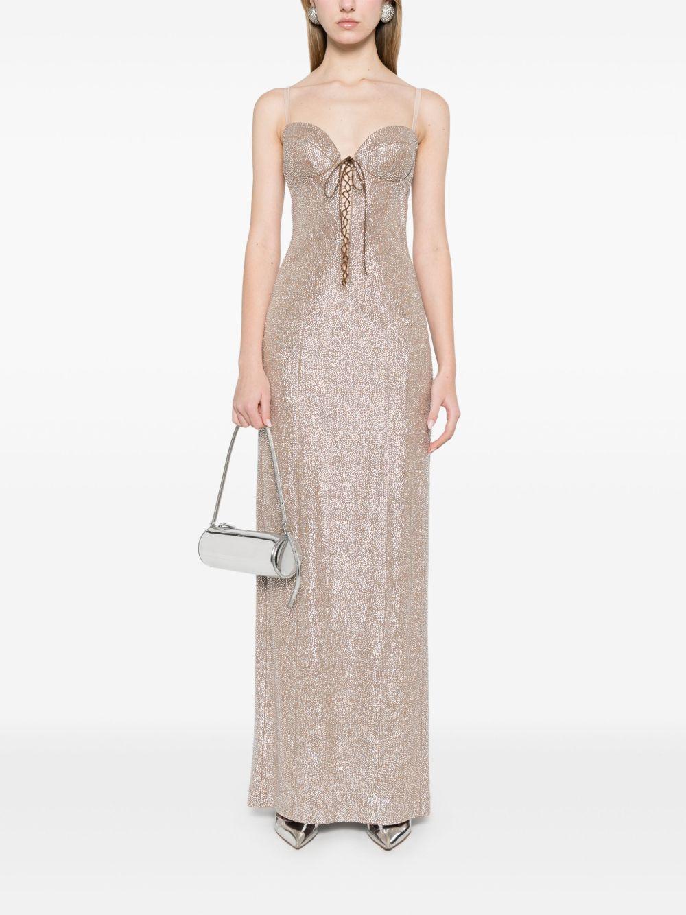 Long dress in cristalli 04SSDR457FC04428AC 21 GIUSEPPE DI MORABITO 