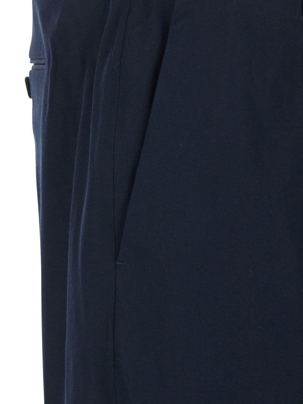 Pantaloni con pieghe e bottoni COZSUFZA0CL1SD80 0360 NAVY PT TORINO 