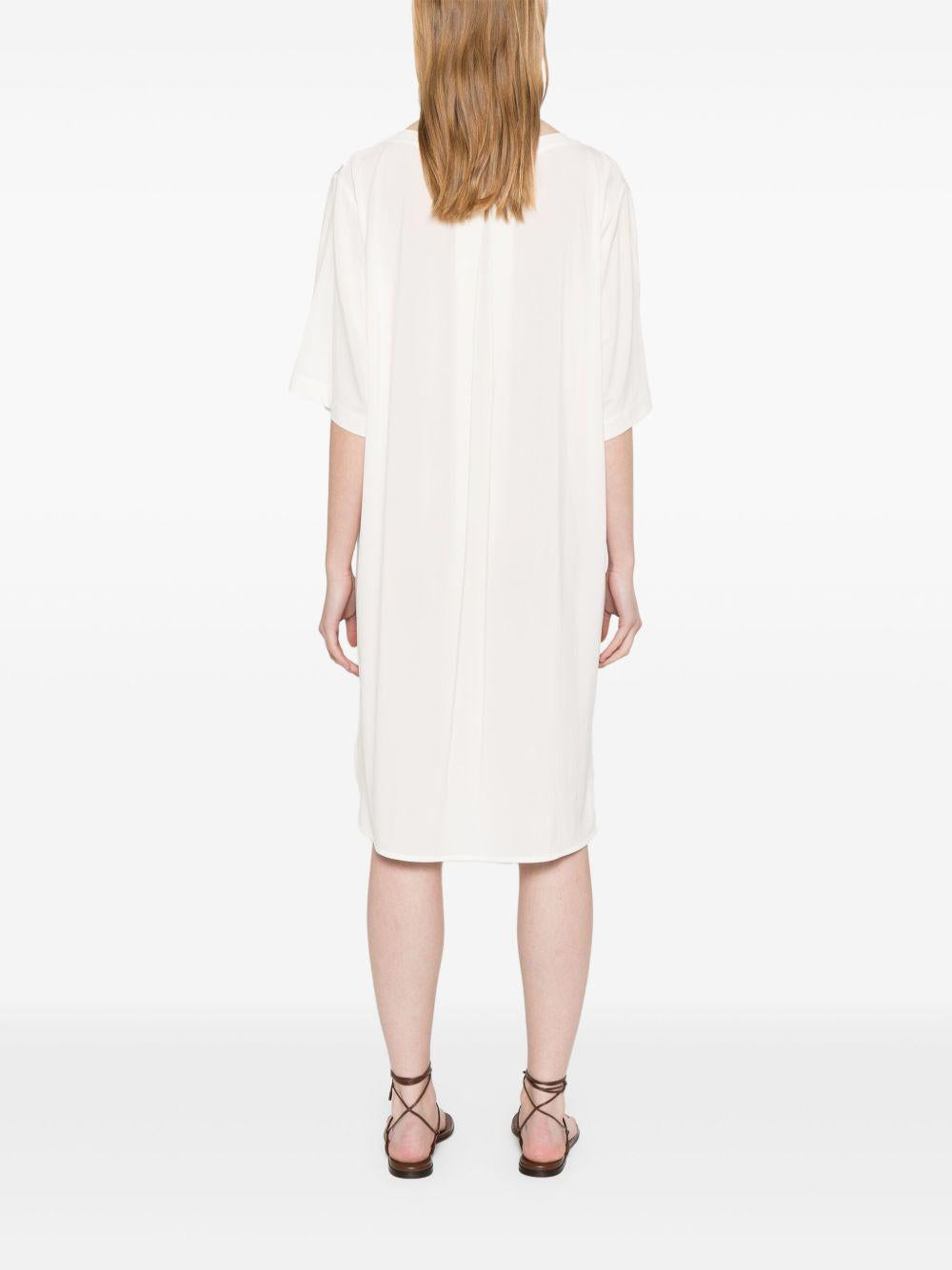 Abito corto Luna LUNAMM13144 001 BIANCO MAX MARA 