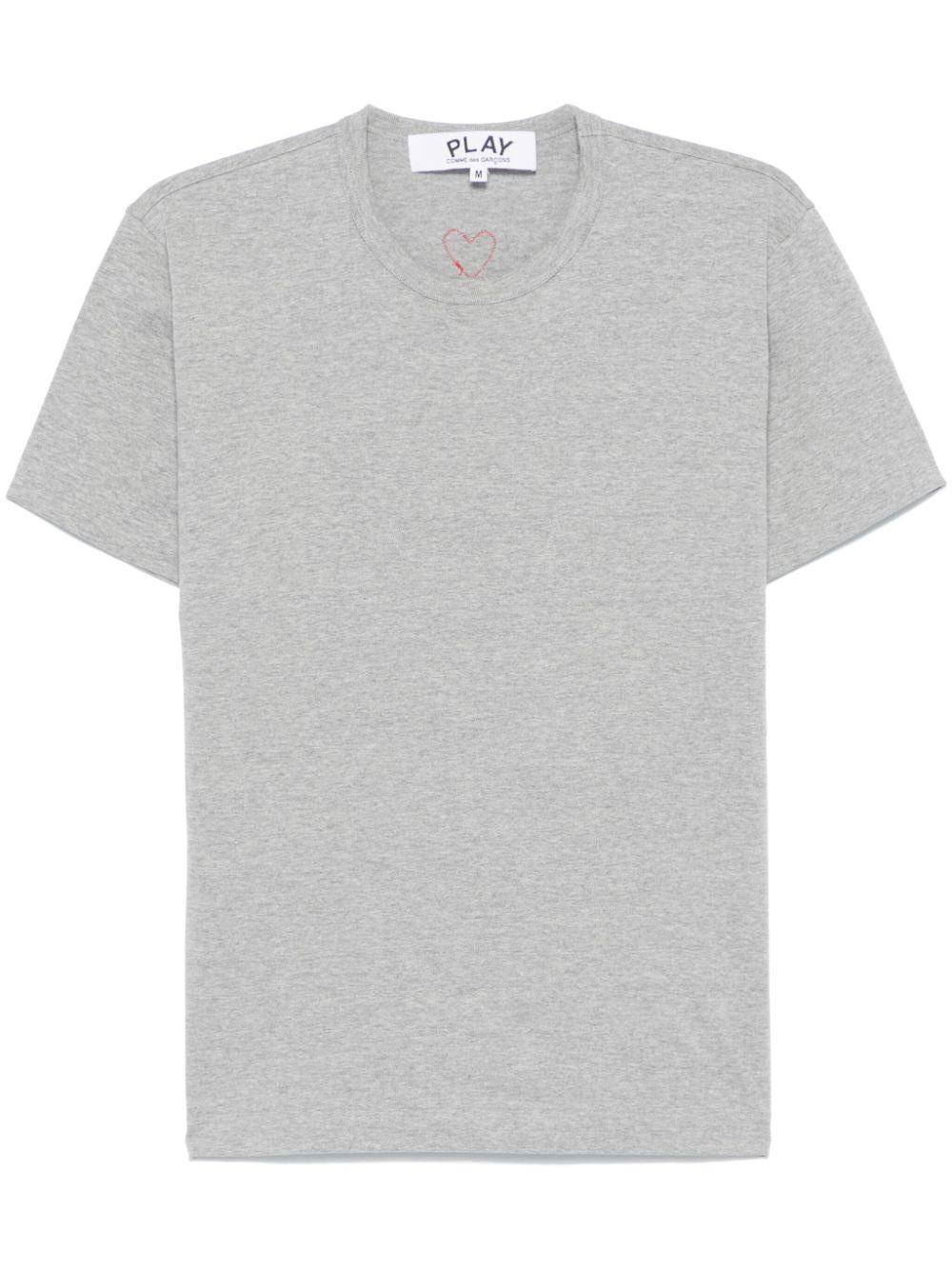  AXT340051 2 TOP GRAY COMME DES GARCONS PLAY 