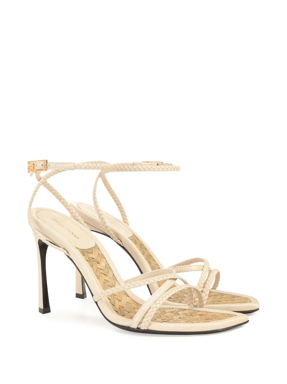 Sandali Braid B14691MFL431 PARCHMENT SERGIO ROSSI 
