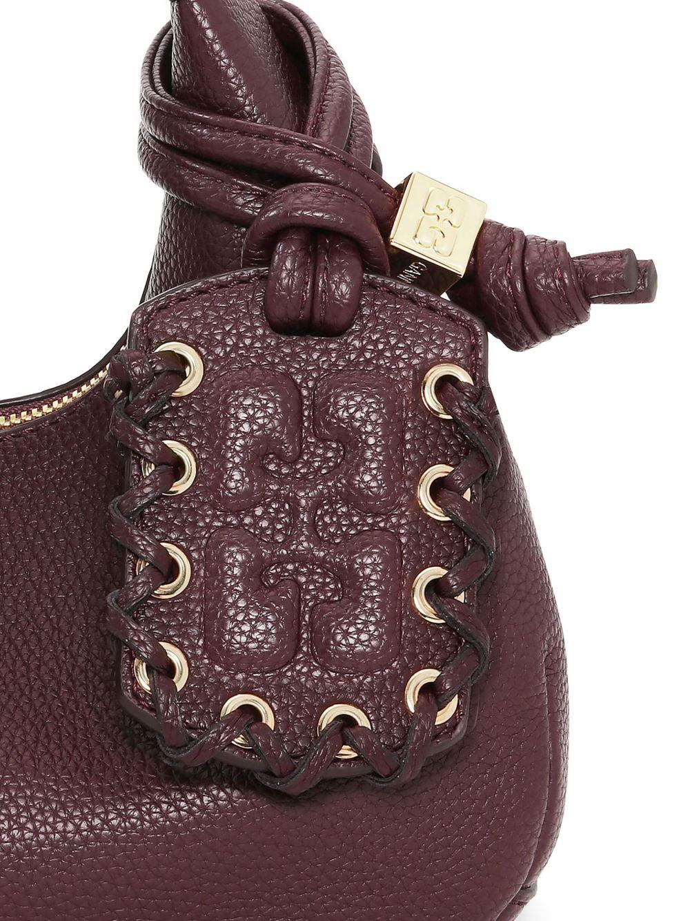 Brown Mini Hobo Bag A7102 979 CHICORY COFFEE GANNI 