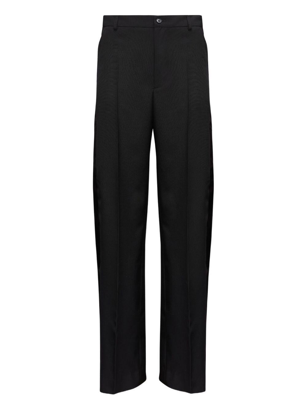 Pantaloni sartoriali in lana S62KB0246M35436 899 BLACK MM6 MAISON MARGIELA 