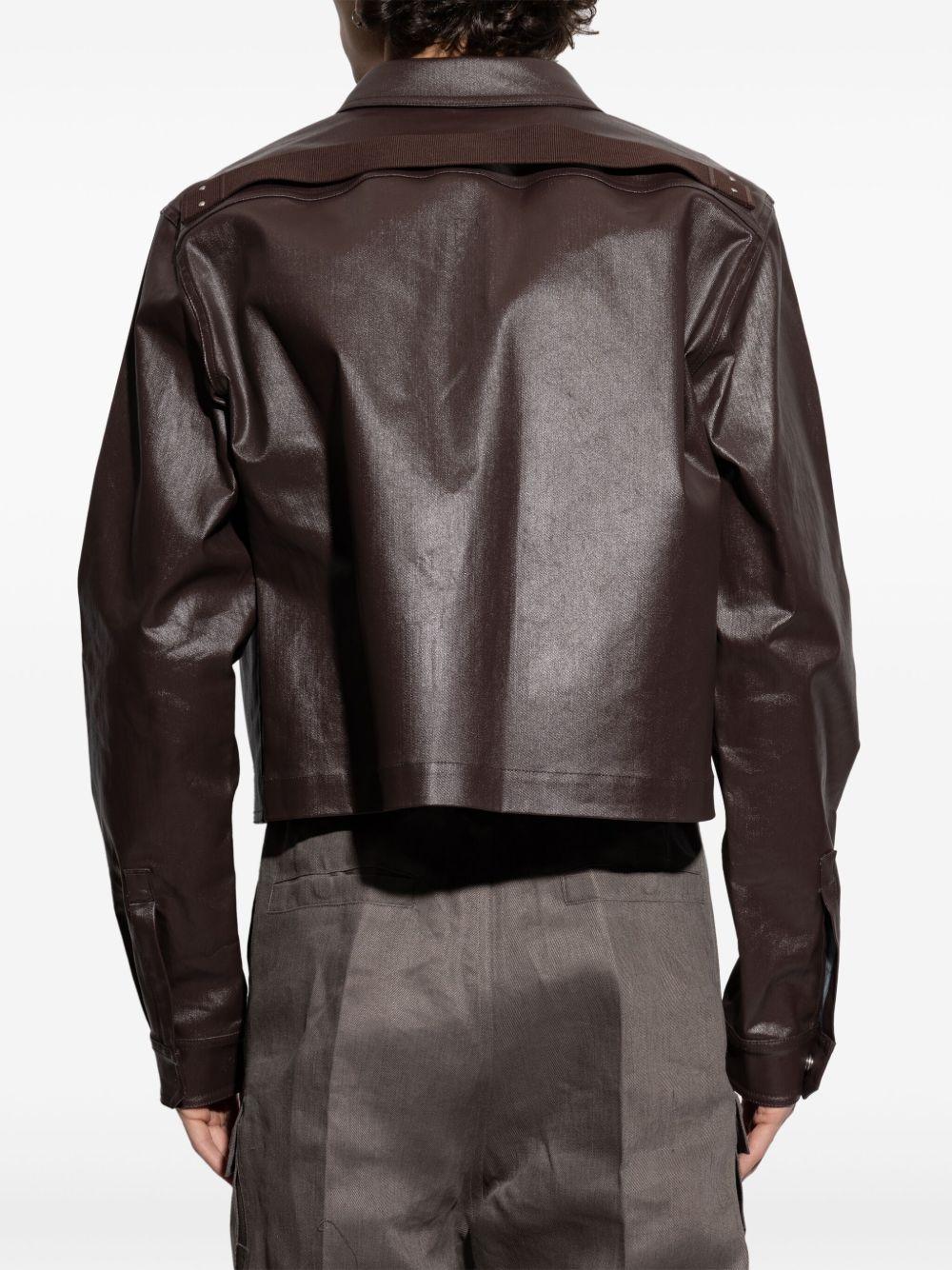 Tour Alice Shirt Jacket RU01E5742SCT 14 MAHOGANY RICK OWENS 